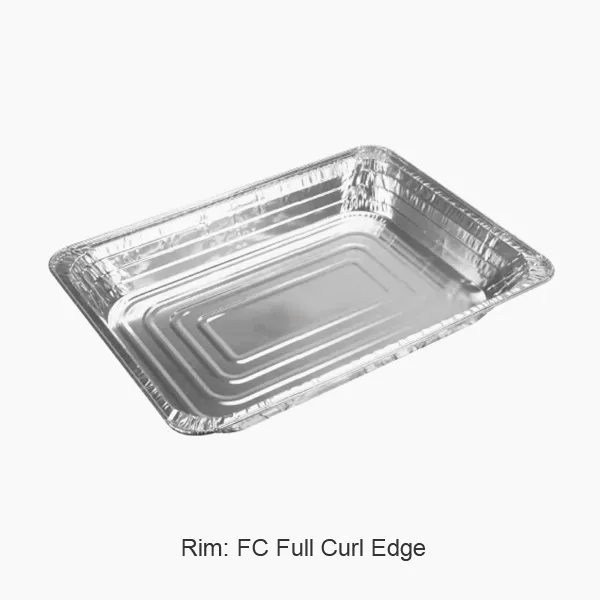 Veliki pladnji iz aluminijaste folije za enkratno uporabo