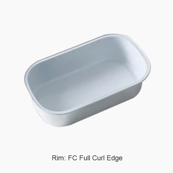 Bela lakirana enolončnica za letalo